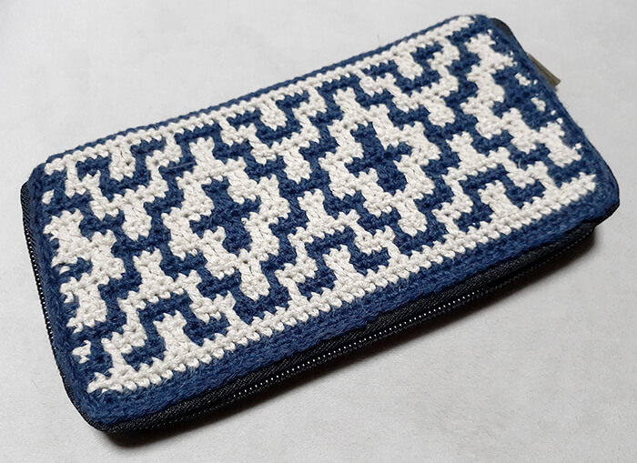 財布の編み方